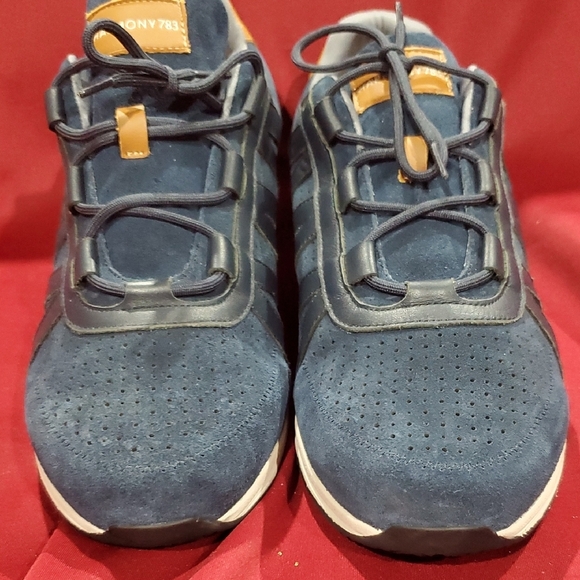 Harmony 783 Blue Sneakers with Suede Upper and Sporty Design - Picture 3 of 10
